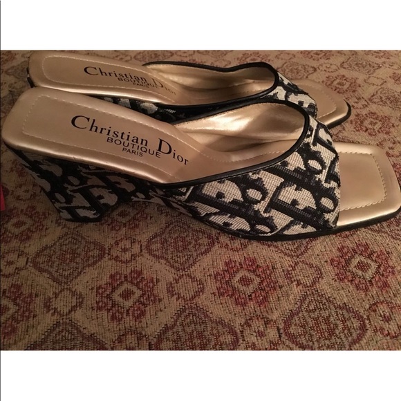 Dior Shoes - Christian Dior Paris monogram /Sandals Size 10